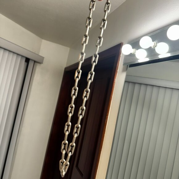 JOHN VARVATOS "Soda Top" Link Chain Necklace in Sterling MSRP $1158 - Picture 6 of 7